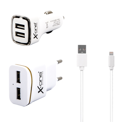 X One Pack Carg Coche Pared 2 1 Lightning Mfi